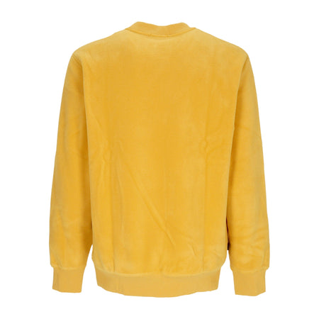 TIMBERLAND Felpa Girocollo Uomo Linear Logo Crewneck Mineral Yellow da uomo