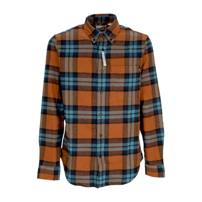 TIMBERLAND Camicia Manica Lunga Uomo L/s Heavy Flannel Plaid Shirt Argan Oil da uomo