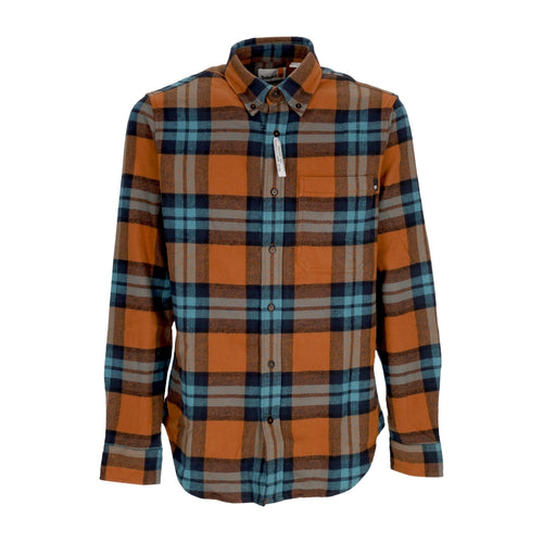 TIMBERLAND Camicia Manica Lunga Uomo L/s Heavy Flannel Plaid Shirt Argan Oil da uomo