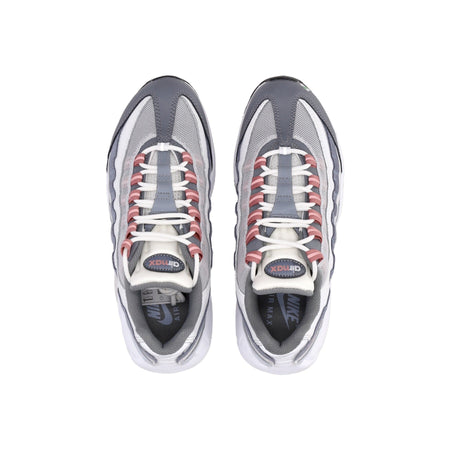 Nike Scarpa Bassa Uomo Air Max 95 Vast Grey/red Stardust/cool Grey da uomo