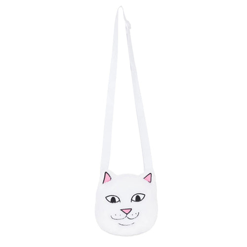 RIPNDIP Borsa a Tracolla Uomo Lord Nermal Sherpa Crossbody Bag White da uomo