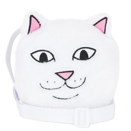 RIPNDIP Borsa a Tracolla Uomo Lord Nermal Sherpa Crossbody Bag White da uomo