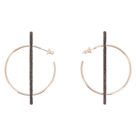 Pesavento Orecchini rosa lucido polvere bronzo Polvere di Sogni