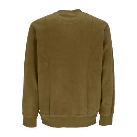 TIMBERLAND Felpa Girocollo Uomo Linear Logo Crewneck Dark Olive da uomo
