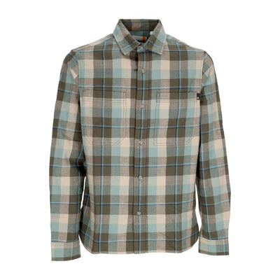 TIMBERLAND Camicia Manica Lunga Uomo Work Hvy Flannel Shirt Grape Leaf da uomo