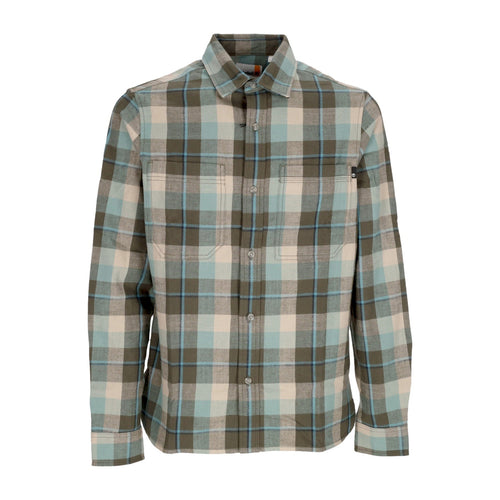 TIMBERLAND Camicia Manica Lunga Uomo Work Hvy Flannel Shirt Grape Leaf da uomo