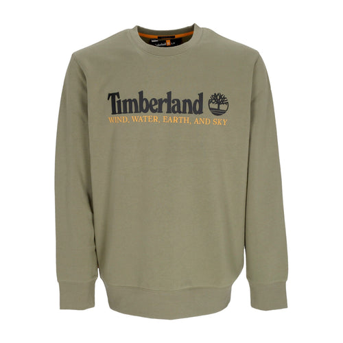 TIMBERLAND Felpa Girocollo Uomo Wwes Crewneck Bb Cassel Earth da uomo