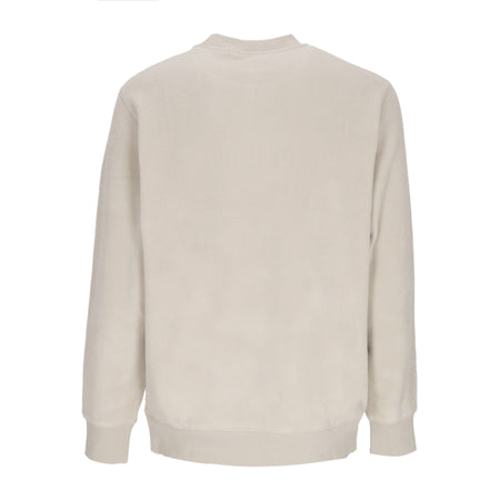 TIMBERLAND Felpa Girocollo Uomo Linear Logo Crewneck Island Fossil da uomo