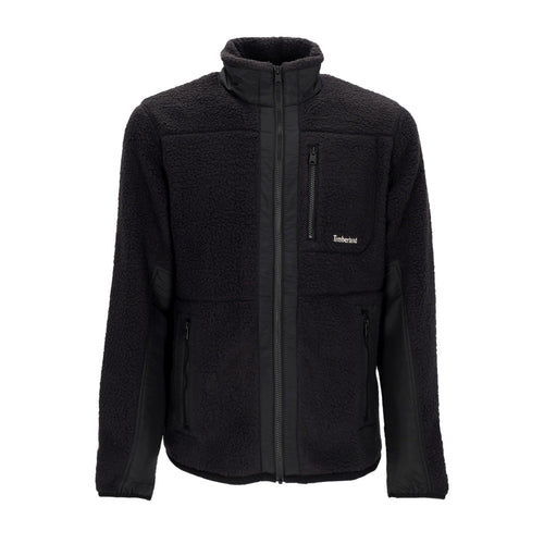 TIMBERLAND Giubbotto Pile Uomo Mm Sherpa Fleece Jacket Black da uomo