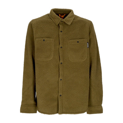 TIMBERLAND Camicia Imbottita Uomo Fleece Overshirt Dark Olive da uomo
