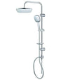 COLONNA DOCCIA LUSSO CROMATA QUADRA - cm.22,5x22,5 - FER 316408
