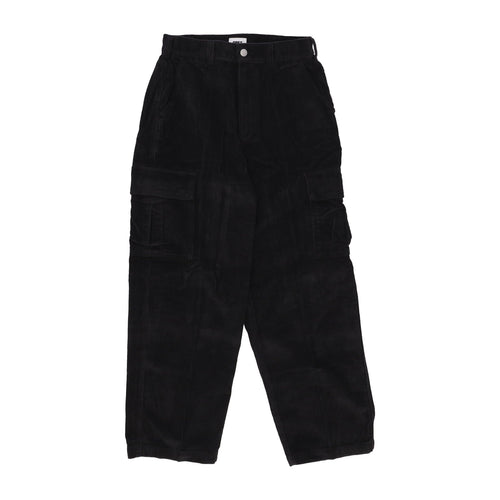 OBEY Pantalone Lungo Uomo Bigwig Baggy Corduroy Cargo Pant Digital Black da uomo