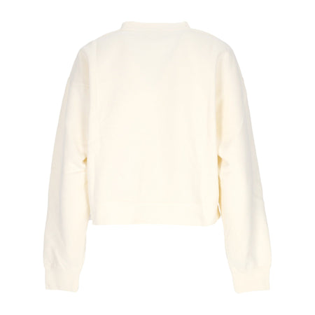 OBEY Felpa Girocollo Donna W Amelia Crew Fleece Unbleached da donna