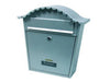 CASSETTA POSTALE PORTARIVISTE SAGOMATA PER ESTERNI GRIGIA 3 cm.36X13x36h. -