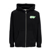 OBEY Felpa Cappuccio Zip Uomo City Watch Dog Premium Zip Hooded Fleece Black da uomo