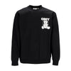 OBEY Felpa Girocollo Uomo Love Hurts Premium Crew Fleece Black da uomo