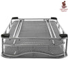 Contenitore Cassetto Porta Cialde Capsule Caffe' Metallo Estraibile Lungo Silver