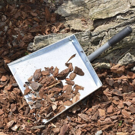 Paletta alza polvere in lamiera zincata per raccolta di polvere e immondizia 21 cm