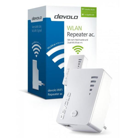 Devolo WiFi Repeater AC 1000 Mbit/s Bianco (Devolo WiFi Repeater ac - forl?nger ti)