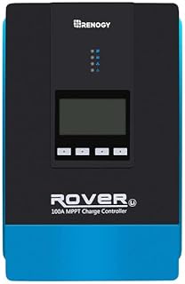 Renogy 100A MPPT Charge Controller, 12 / 24 / 36 / 48 V Solar Charge Controller, Solar Panel, with LCD Screen for AGM, Gel and Lithium Batteries