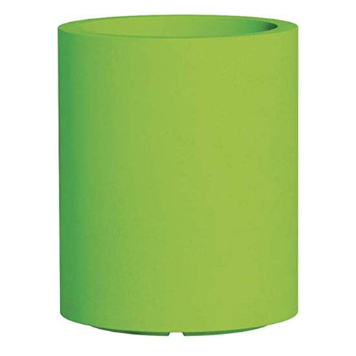 Vaso Cromia Venusio cilindrico decorazione in resina Made in Italy da Ø 40 x h 50 cm