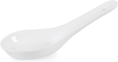 Cucchiaio in porcellana bianca cm 15x5x5 hH&H