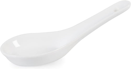Cucchiaio in porcellana bianca cm 15x5x5 hH&H