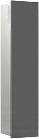 emco asis Pure WC Module Left Door Hinge Flush-Mounted 1 Door 730 mm Diamond Grey Matt
