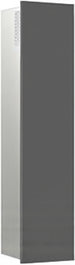 emco asis Pure WC Module Left Door Hinge Flush-Mounted 1 Door 730 mm Diamond Grey Matt