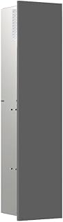 emco asis Pure WC Module Left Door Hinge Flush-Mounted 1 Door 730 mm Diamond Grey Matt