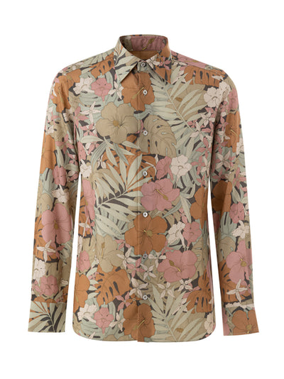 Tom Ford Camicia Stampa Floreale Multicolor da uomo