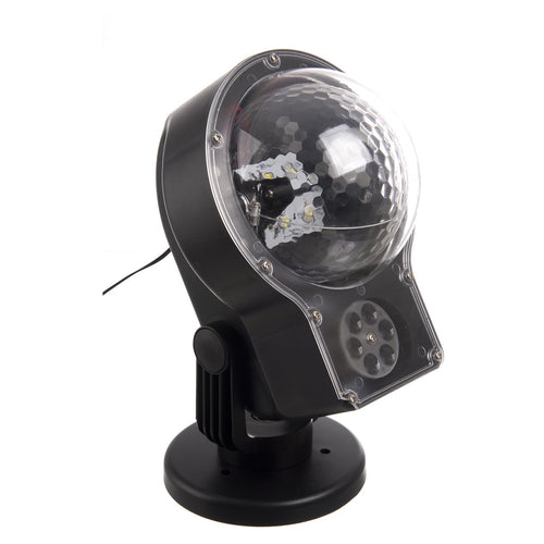 Proiettore a led per esterno ed interno effetto nevicata decorazione natalizia