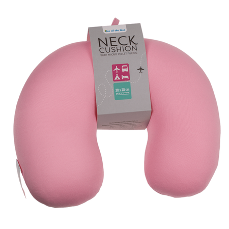 Cuscino cervicale da viaggio morbido con imbottitura in micropellet