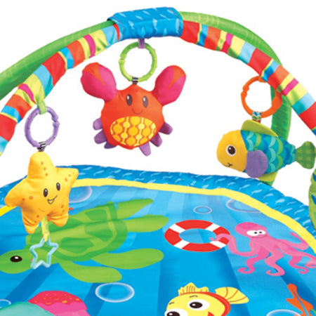 Palestrina Tappeto Neonato Fitch baby in Tessuto con Giocattoli Peluche Pendenti