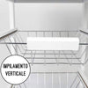 Carrello Cucina legno con Cassetto 4 Cestelli e Ripiano 9 Mattonelle in Ceramica