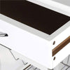 Carrello Cucina legno con Cassetto 4 Cestelli e Ripiano 9 Mattonelle in Ceramica