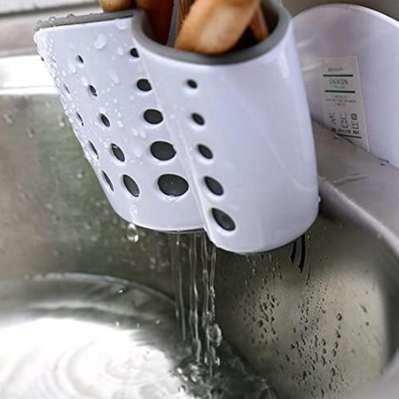 Portasapone Porta Spugne Organizzatore Portaoggetti Lavello Cucina Salvaspazio