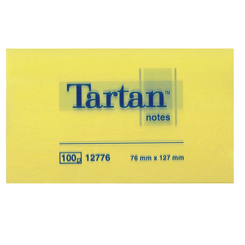 Blocco Tartan (Tm 12776 Giallo 76X127Mm 100Fg 63Gr