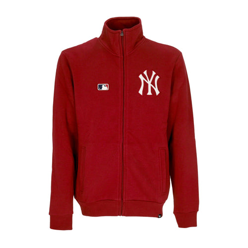 47 BRAND Felpa Collo Alto Uomo Mlb Emb Islington Track Jacket Neyyan Razor Red da uomo