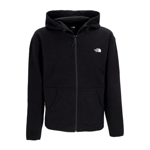 THE NORTH FACE Felpa Leggera Cappuccio Zip Uomo Tech Full-zip Hoodie Black da uomo