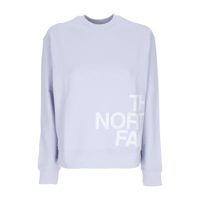THE NORTH FACE Felpa Leggera Girocollo Donna W Blow Up Logo Crewneck Dusty Periwinkle da donna