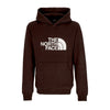 THE NORTH FACE Felpa Cappuccio Uomo Drew Peak Po Hoodie Coal Brown da uomo