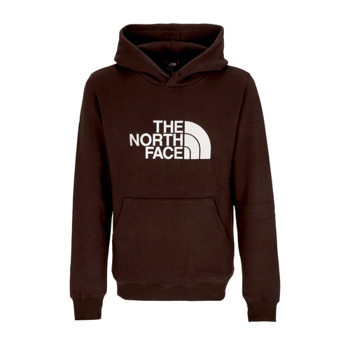 THE NORTH FACE Felpa Cappuccio Uomo Drew Peak Po Hoodie Coal Brown da uomo