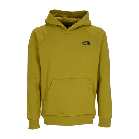 THE NORTH FACE Felpa Cappuccio Uomo Raglan Redbox Hoodie Sulphur Moss da uomo