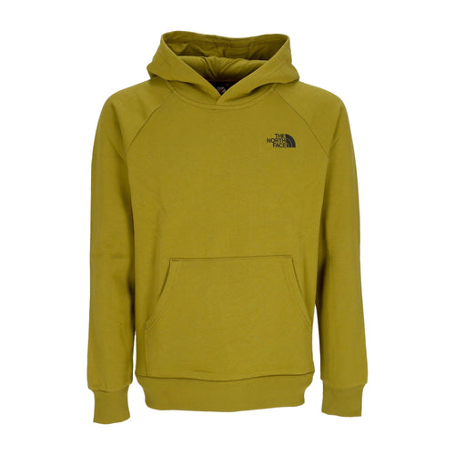 THE NORTH FACE Felpa Cappuccio Uomo Raglan Redbox Hoodie Sulphur Moss da uomo