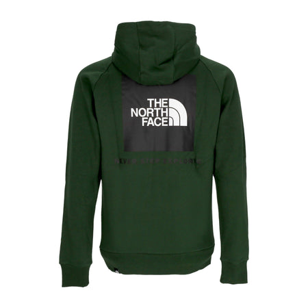 THE NORTH FACE Felpa Cappuccio Uomo Raglan Redbox Hoodie Pine Needle da uomo