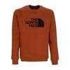 THE NORTH FACE Felpa Girocollo Uomo Drew Peak Crewneck Brandy Brown da uomo