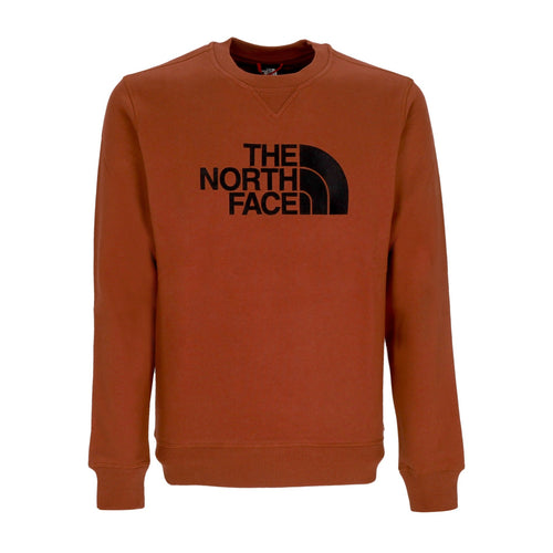 THE NORTH FACE Felpa Girocollo Uomo Drew Peak Crewneck Brandy Brown da uomo