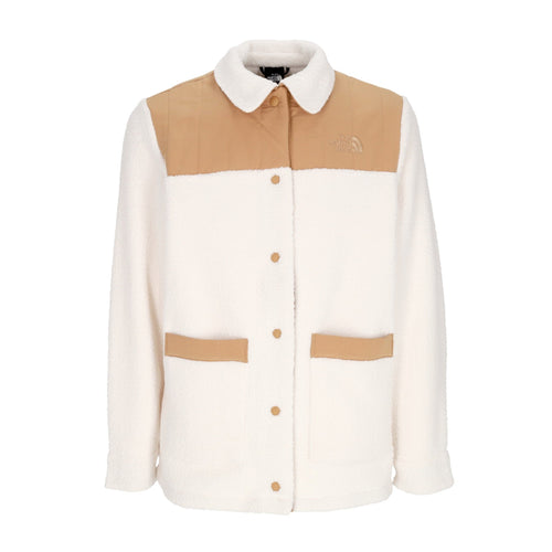 THE NORTH FACE Orsetto Donna Cragmont Fleece Shacket Gardenia White/almond Butter da donna