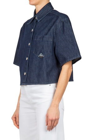 Roy Roger's Roy Rogers - Camicia - 450874 - Denim scuro da donna